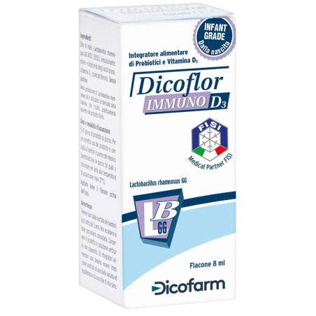 Dicofarm Dicoflor Immuno D3 8 Ml Flacone Dicofarm Dicoflor Immuno D3 8 Ml Flacone