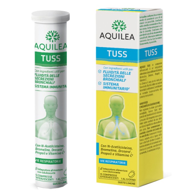 Uriach Aquilea Tuss 15 Compresse Effervescenti 90 G
