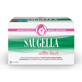 Saugella Cotton Touch Assorbenti Postpartum 10 pezzi