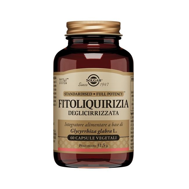 Solgar Fitoliquirizia Deglicirizzata 60 Capsule Vegetali