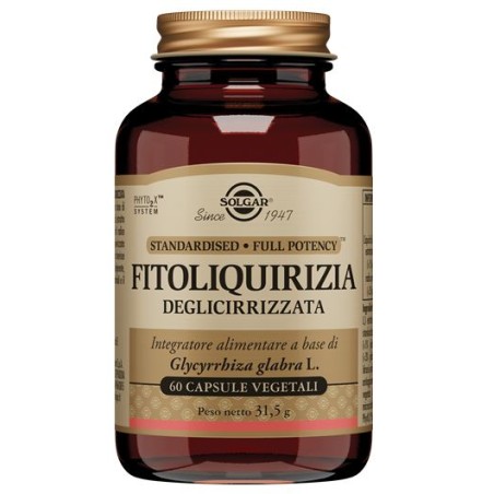 Solgar Fitoliquirizia Deglicirizzata 60 Capsule Vegetali Solgar Fitoliquirizia Deglicirizzata 60 Capsule Vegetali
