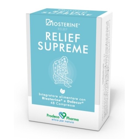 Prodeco Pharma Biosterine Relief Supreme 48 Compresse Prodeco Pharma Biosterine Relief Supreme 48 Compresse