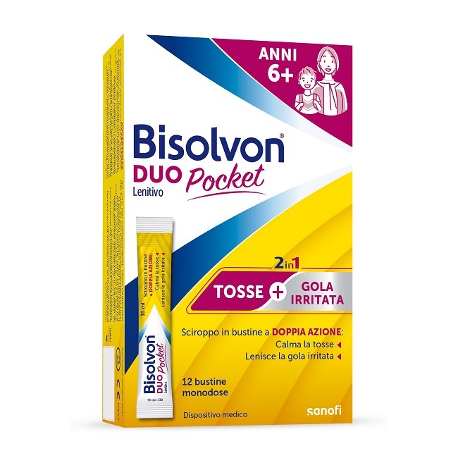 Opella Healthcare Bisolvon Duo Pocket Lenitivo New 12 Bustine