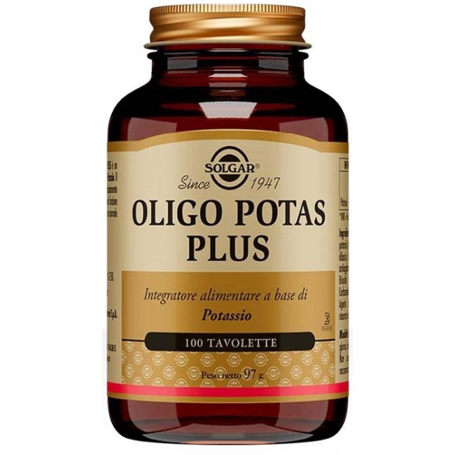 Solgar Oligo Potas Plus 100 Tavolette Solgar Oligo Potas Plus 100 Tavolette