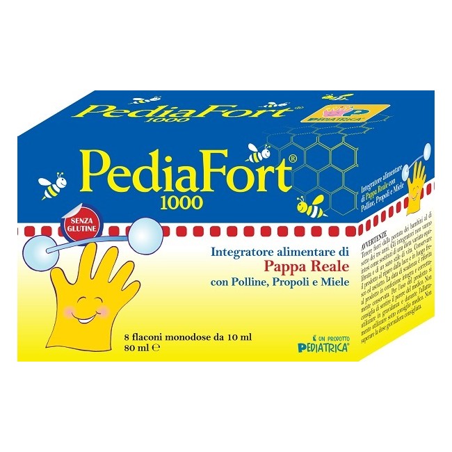 Pediatrica Pediafort 1000 8 Flaconi 10 Ml