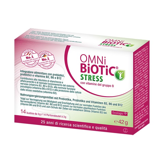 Institut Allergosan Omni Biotic Stress Vitamine Gruppo B 14 Bustine Da 3 G