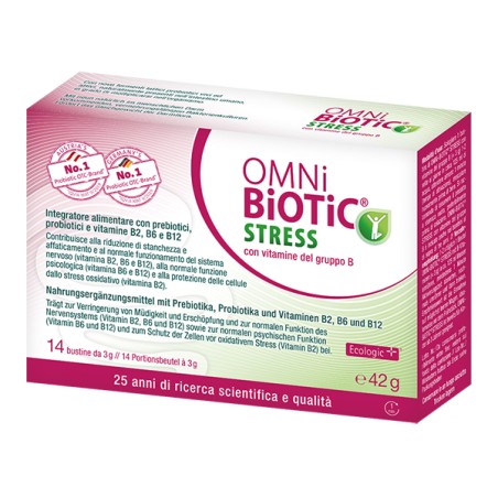 Institut Allergosan Omni Biotic Stress Vitamine Gruppo B 14 Bustine Da 3 G Institut Allergosan Omni Biotic Stress Vitamine Gruppo B 14 Bustine Da 3 G