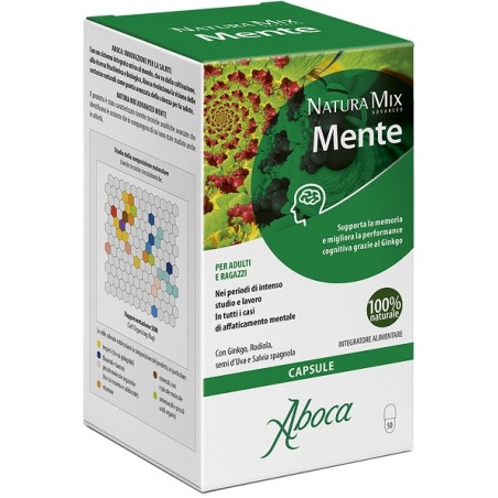 Aboca Natura Mix Advanced Mente 50 Capsule Aboca Natura Mix Advanced Mente 50 Capsule