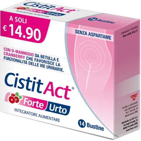 F&f Cistit Act Forte Urto 14 Bustine F&f Cistit Act Forte Urto 14 Bustine