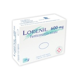lorenil 600 mg Capsule molli vaginali