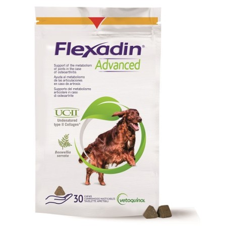 Vetoquinol Flexadin Advanced Cane Tutte Le Taglie 30 Tavolette Appetibili Vetoquinol Flexadin Advanced Cane Tutte Le Taglie 30 Tavolette Appetibili