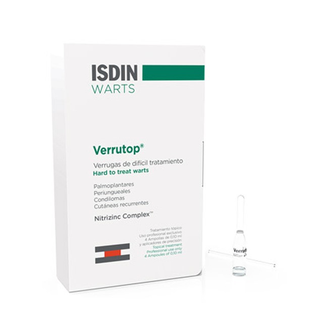 Isdin Verrutop 4 Fiale Da 0,10 Ml Isdin Verrutop 4 Fiale Da 0,10 Ml