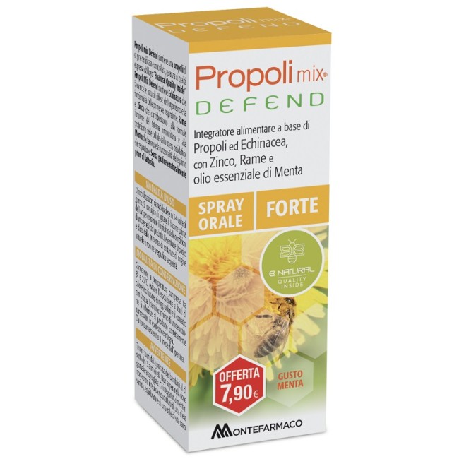 Montefarmaco Propoli Mix Defend Spray Adulti 30 Ml Montefarmaco Propoli Mix Defend Spray Adulti 30 Ml