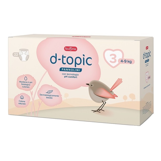 Buona D-topic Pannolini Taglia 3 22 Pezzi Buona D-topic Pannolini Taglia 3 22 Pezzi