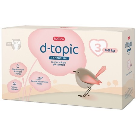 Buona D-topic Pannolini Taglia 3 22 Pezzi
