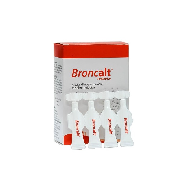 Broncalt Strip Pediatrico Soluzione Irrigazione Nasale 20 Flaconcini Da 2 Ml