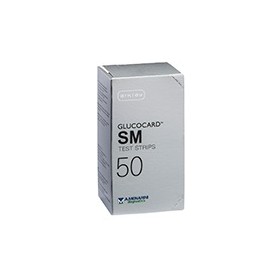 Test strips per misurazione glicemia glucocard sm 50 pezzi