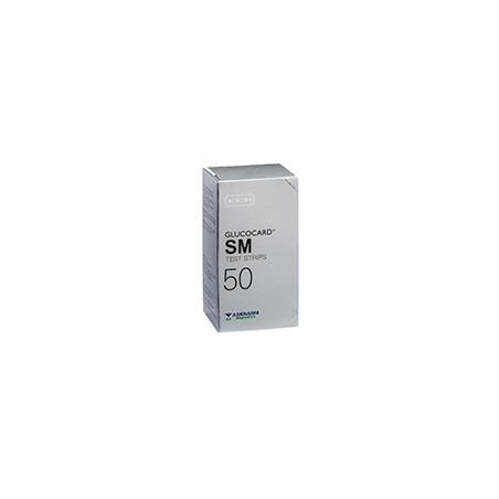 Test strips per misurazione glicemia glucocard sm 50 pezzi Test strips per misurazione glicemia glucocard sm 50 pezzi