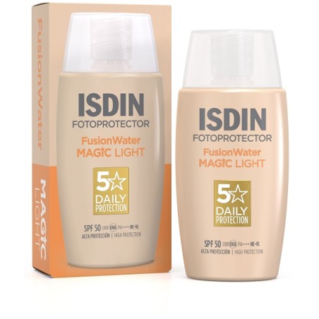Isdin Fusion Water Magic Color Light Spf50 50 Ml Isdin Fusion Water Magic Color Light Spf50 50 Ml