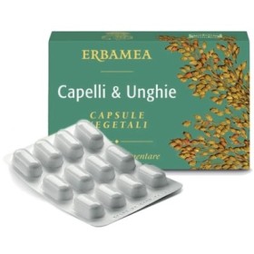 Erbamea Capelli & Unghie 24 Capsule Vegetali