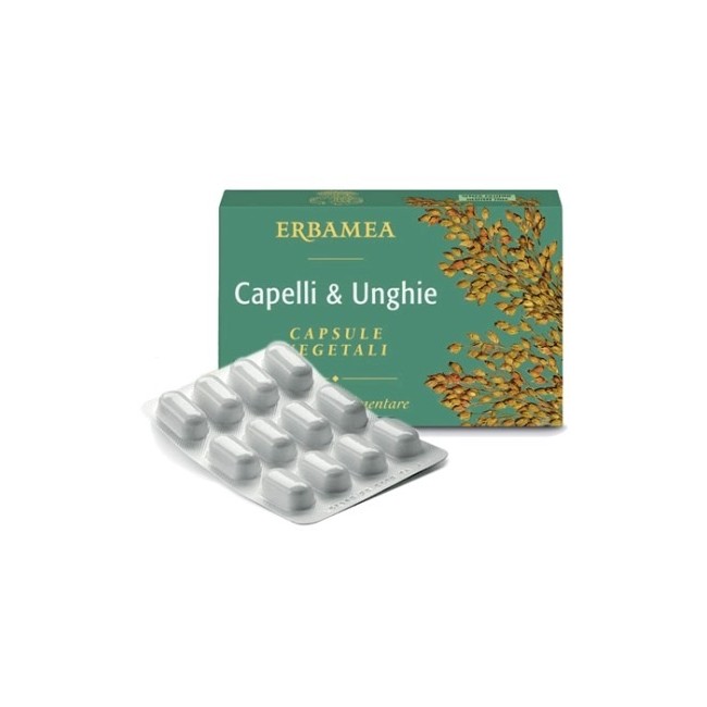 Erbamea Capelli & Unghie 24 Capsule Vegetali