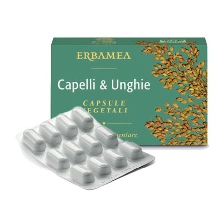Erbamea Capelli & Unghie 24 Capsule Vegetali Erbamea Capelli & Unghie 24 Capsule Vegetali