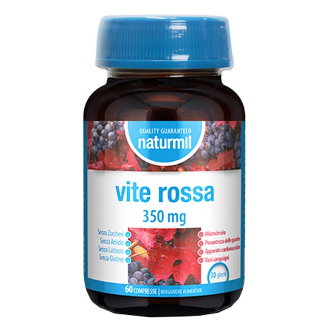 Dietmed Italia Naturmil Vite Rossa 350 Mg 60 Compresse Dietmed Italia Naturmil Vite Rossa 350 Mg 60 Compresse