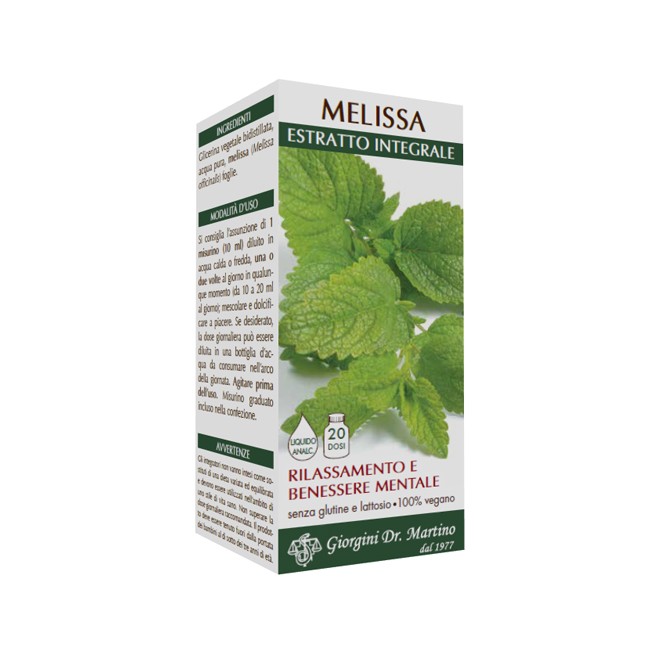 Dr. Giorgini Melissa Estratto Integrale 200 Ml Dr. Giorgini Melissa Estratto Integrale 200 Ml