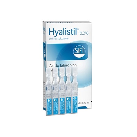 Sifi Hyalistil 0,2% Collirio, Soluzione Acido Ialuronico Sale Sodico Sifi Hyalistil 0,2% Collirio, Soluzione Acido Ialuronico Sale Sodico
