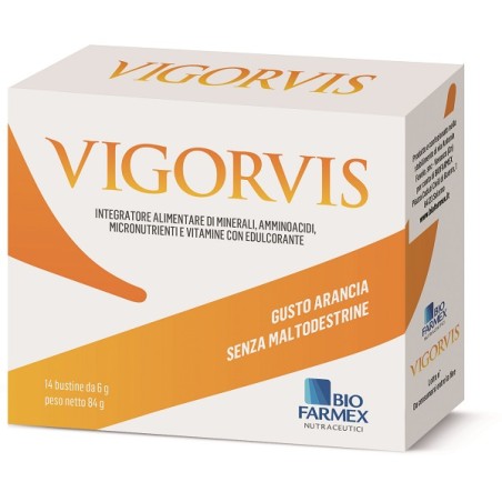 Biofarmex Vigorvis 14 Bustine Da 6 G Biofarmex Vigorvis 14 Bustine Da 6 G