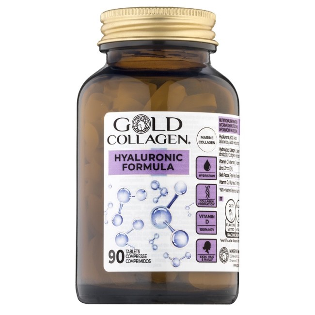 Minerva Research Labs Gold Collagen Hyaluronic 90 Compresse
