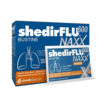 Shedir Pharma Shedirflu 600 Naxx Arancia Senza Zuccheri 20 Bustine