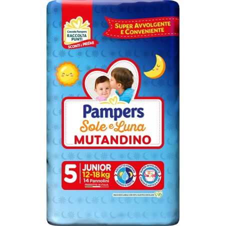 Fater Pampers Sole Luna Mutandina Junior 14 Pezzi