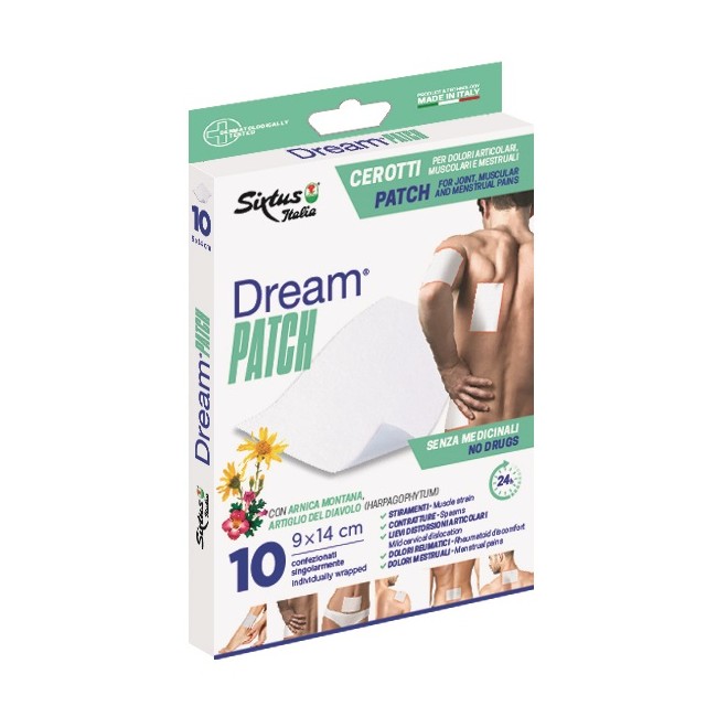 Sixtus Dream Patch Cerotti Dolori Articolari 9x14 Cm 10 Pezzi Sixtus Dream Patch Cerotti Dolori Articolari 9x14 Cm 10 Pezzi