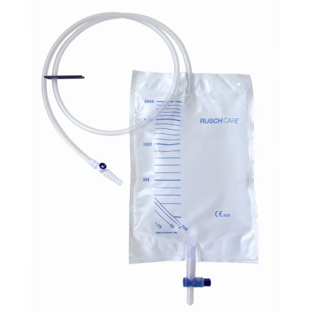 Teleflex Medical Sacca Di Drenaggio Letto Per Incontinenza 2000ml In Pvc Con Valvola Di Non Ritorno E Scarico Sterile Con Tubo D Teleflex Medical Sacca Di Drenaggio Letto Per Incontinenza 2000ml In Pvc Con Valvola Di Non Ritorno E Scarico Sterile Con Tubo D