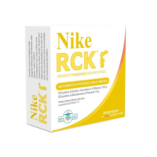 New Mercury Nike Rck Ascorbato Potassio + Ribosio 100 Bustine 22,65 G