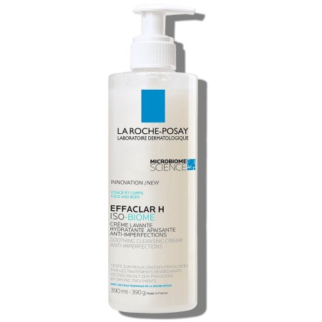 La Roche-posay Effaclar H Iso Biome Lavante viso 400 ml La Roche-posay Effaclar H Iso Biome Lavante viso 400 ml