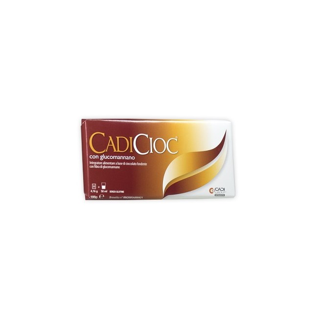 Cadi Group Cadicioc Tavoletta Fondente Con Glucomannano 100 G
