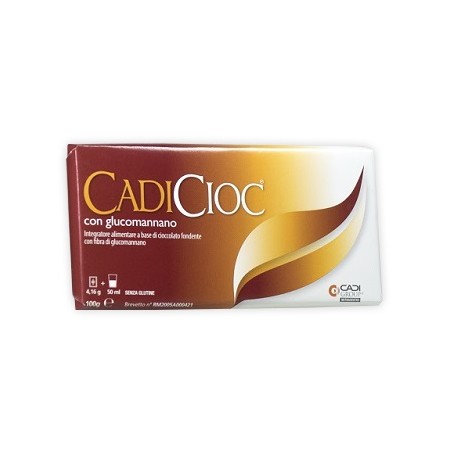 Cadi Group Cadicioc Tavoletta Fondente Con Glucomannano 100 G
