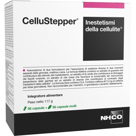 Chiesi Farmaceutici Nhco Cellustepper 56 Capsule Greencaps + 56 Capsule Molli Chiesi Farmaceutici Nhco Cellustepper 56 Capsule Greencaps + 56 Capsule Molli