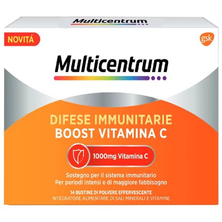 Haleon Multicentrum Difese Immunitarie Boost Vitamina C 28 Bustine Haleon Multicentrum Difese Immunitarie Boost Vitamina C 28 Bustine