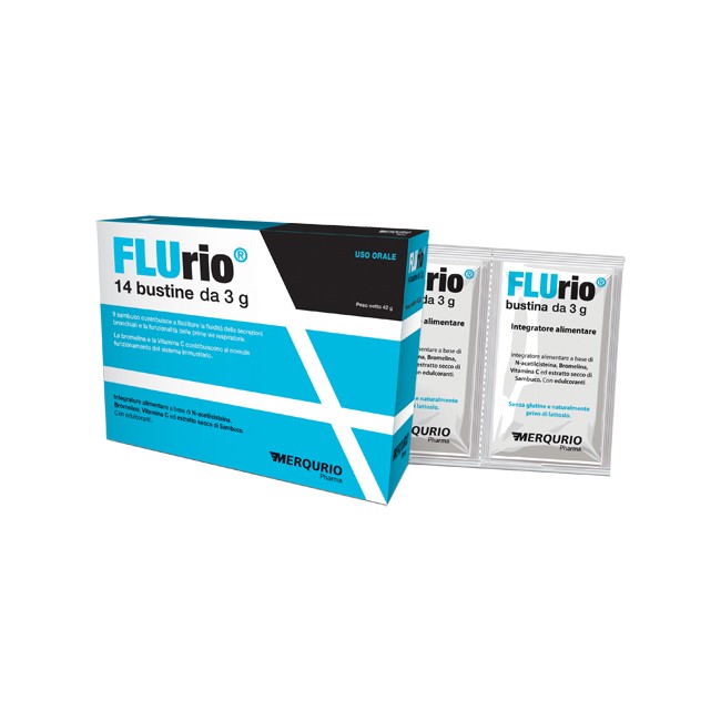 Merqurio Pharma Flurio 14 Bustine Merqurio Pharma Flurio 14 Bustine