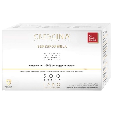 Crescina Ri Crescita Super Formula 500 Donna Tc 20+20 Fiale 3,5 Ml Crescina Ri Crescita Super Formula 500 Donna Tc 20+20 Fiale 3,5 Ml