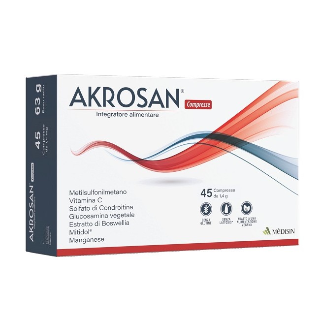 Medisin Akrosan 45 Compresse