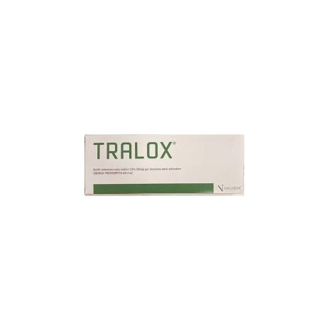 Nalkein Pharma Tralox 2% Siringa Intra-articolare Acido Ialuronico 2 Ml 1 Pezzo