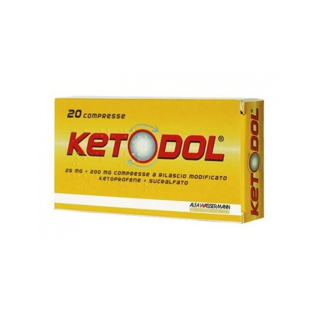 Ketodol 25 mg + 200 mg compresse per dolori di varia natura