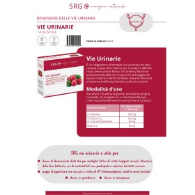SRG Vie Urinarie Integratore per benessere vie urinarie 14 bustine SRG Vie Urinarie Integratore per benessere vie urinarie 14 bustine