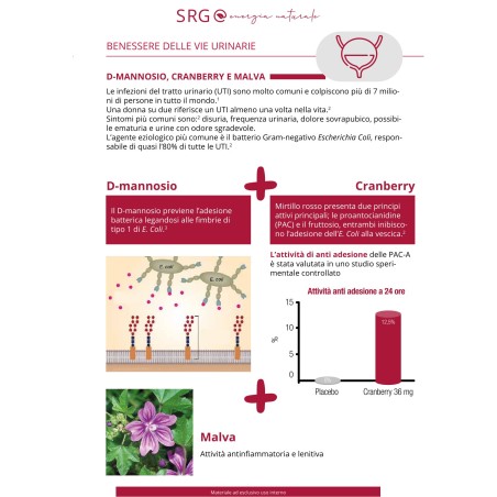 SRG Vie Urinarie Integratore per benessere vie urinarie 14 bustine SRG Vie Urinarie Integratore per benessere vie urinarie 14 bustine