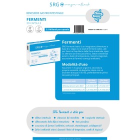 SRG Fermenti Integratore per l'equilibrio intestinale 30 capsule