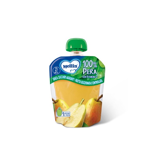 Danone Mellin 100% Pera Merenda per bambini 90 g